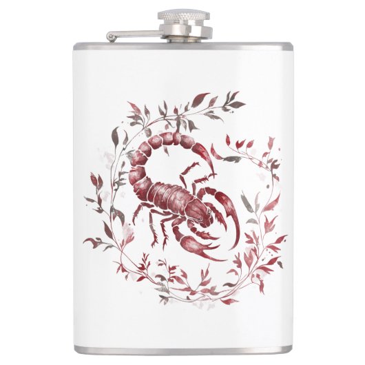 Elegante Baas Schorpioen Fles Heupfles (Voorkant)