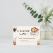 Elegante Baby brouwt koffiegok hoeveel Informatiekaartje (Staand voorkant)