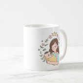 Elegante baby koffiemok | baby loading (Voorkant rechts)