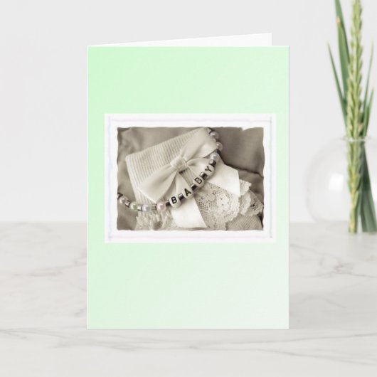 Elegante Baby merchandise Aankondiging (Voorkant)