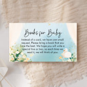 Elegante Baby shower boeken voor Baby Informatiekaartje