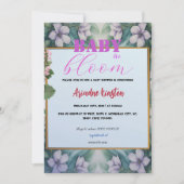 elegante baby shower-uitnodiging kaart (Voorkant)