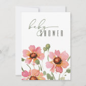 Elegante Baby shower Uitnodiging Sjabloon (Voorkant)