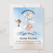 Elegante Baby shower Uitnodiging Sjabloon (Voorkant)