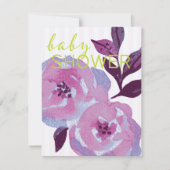 Elegante Baby shower Uitnodiging Sjabloon (Voorkant)