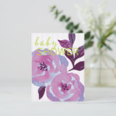 Elegante Baby shower Uitnodiging Sjabloon (Staand voorkant)