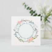 Elegante Baby shower Uitnodiging Sjabloon (Staand voorkant)