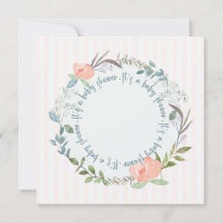 Elegante Baby shower Uitnodiging Sjabloon