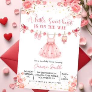 Elegante baby shower voor een klein schatje kaart