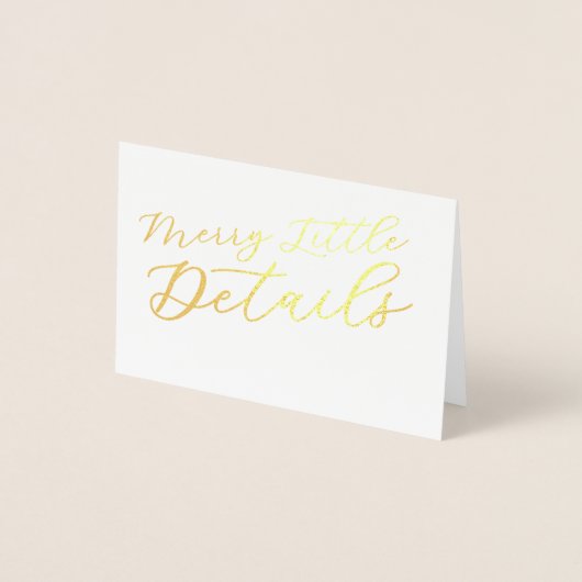 Elegante Baby showers boeken en luier Raffle Gold Folie Kaarten (Voorkant)