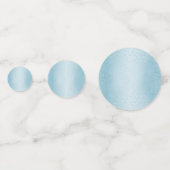 Elegante babyblauwe glitterconfetti confetti (Voorkanten)