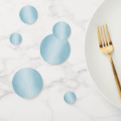 Elegante babyblauwe glitterconfetti confetti (Groep)