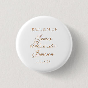 Elegante babydoop ronde button 3,2 cm