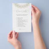 Elegante Baby's Breath Over Or Under spel flyer (Hand)