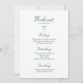 Elegante Bachelorette Girl's Club uitnodiging (Achterkant)