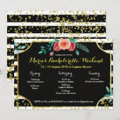 Elegante Bachelorette Party Uitnodiging (Voorkant / Achterkant)