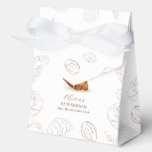 Elegante bakkerij gebak in de oven Baby shower