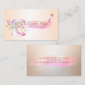 Elegante Bakkerij Mixer Tool Piping Bag Bloemen Visitekaartje (Voorkant / Achterkant)