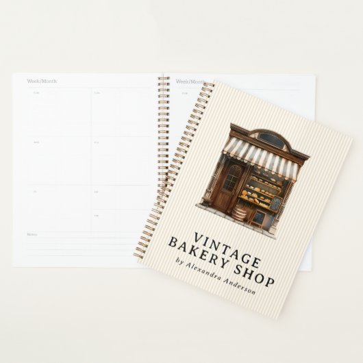 Elegante  bakkerij planner (Display)