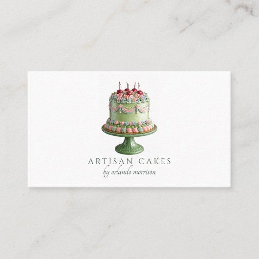 Elegante Bakkerij Visitekaartje (Voorkant)