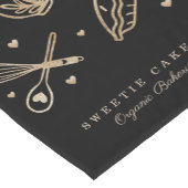 Elegante Bakkerij Zakelijke Koken & Bakken Utensil Korte Tafelloper (Hoek)