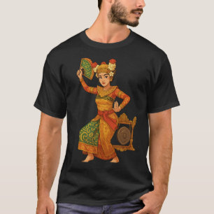 Elegante Bali Dancer – Indonesisch erfgoed Draag T-shirt
