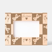 Elegante Ballerina Danser's Keepsake met naam Gegraveerde Lijstjes (Voorkant)