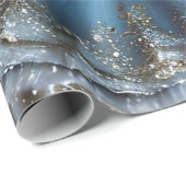 Elegante Ballerina Design Verjaardag Gift Wrap Pap Cadeaupapier (Rol Hoek)