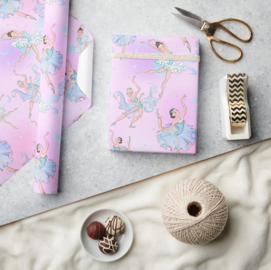 Elegante Ballerina's Inpakpapier (Crafts)