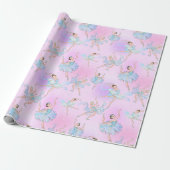 Elegante Ballerina's Inpakpapier (Uitgerold)