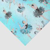 Elegante Ballerina's Inpakpapier Tissuepapier (Detail)