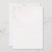 Elegante Ballerina's Roze Verjaardag Kaart (Achterkant)