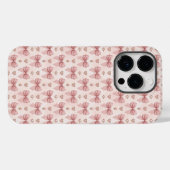 Elegante Ballet Roze Strikken Roze Goud Coquette Case-Mate iPhone Case (Achterkant (horizontaal))