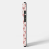 Elegante Ballet Roze Strikken Roze Goud Coquette Case-Mate iPhone Case (Achterkant / Links)