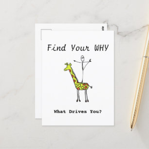 Elegante balletdanser dansen op giraffe briefkaart