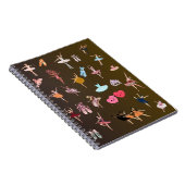 Elegante Balletdansers Notitieboek (Rechterzijde)
