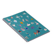 Elegante Balletdansers Notitieboek (Rechterzijde)