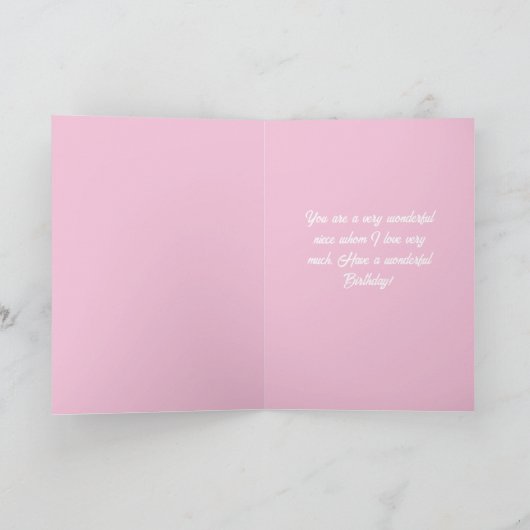 Elegante ballonnen Verjaardag Kaart (Binnen)