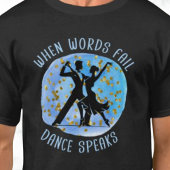 ELEGANTE BALZAAL DANSEN GRAFISCH T-SHIRT