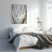 Elegante bananenboomschors gewikkeld canvas Print