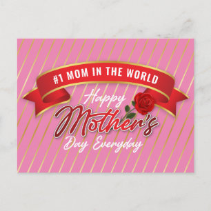 Elegante banner Happy Mother's Day Briefkaart