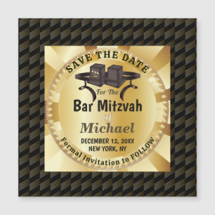 Elegante Bar Mitswa Tefillin Goud Magneet Bewaar D