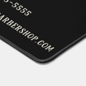 Elegante Barber Pole Personaliseer Desk Mat (Hoek)