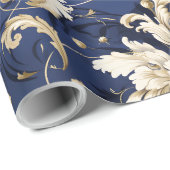 Elegante Barok en Damast Decor: Cadeaupapier (Rol Hoek)