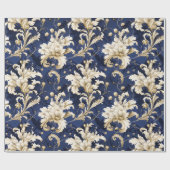 Elegante Barok en Damast Decor: Cadeaupapier (Vlak)