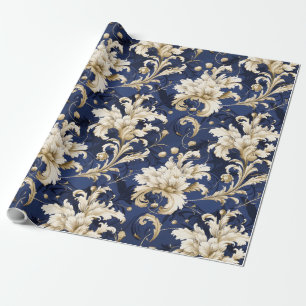 Elegante Barok en Damast Decor:   Cadeaupapier