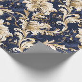 Elegante Barok en Damast Decor:   Cadeaupapier (Hoek)