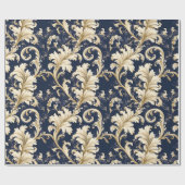 Elegante Barok en Damast Decor:   Cadeaupapier (Vlak)