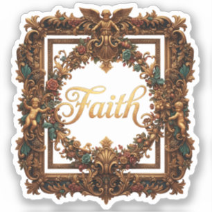 Elegante Barok geloof Sticker