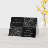 Elegante barok Happy Birthday Kaart (Gele Bloem)